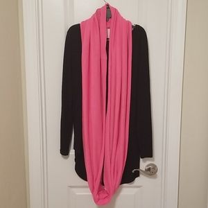 Infinity Scarf in Hot Pink soft cotton